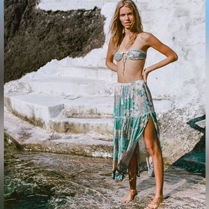 Spell & The Gypsy Collective Cloud Dancer Maxi Split Skirt